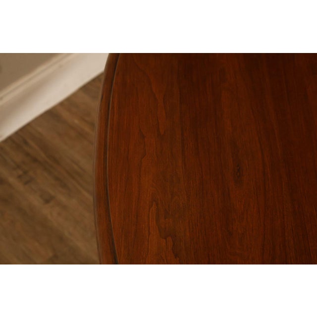 Ethan Allen Georgian Court Vintage Traditional Cherry Dining Table For Sale - Image 13 of 18
