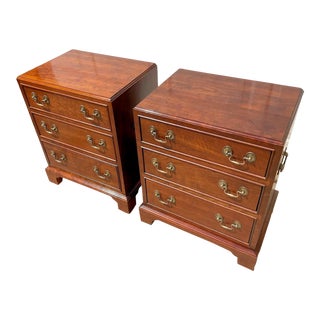 Late 20th Century Stickley Cherry Valley Nightstands - a Pair For Sale