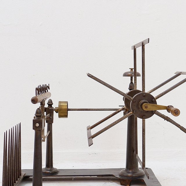 Early 20th Century Industrial Wrap Reel Machine For Sale - Image 10 of 14