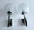 Silver Vintage Space Age Glass Sconces from Doria, 1960s, Set of 2 For Sale - Image 8 of 13