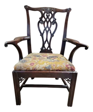 A Late 18th Century Chippendale Armchair