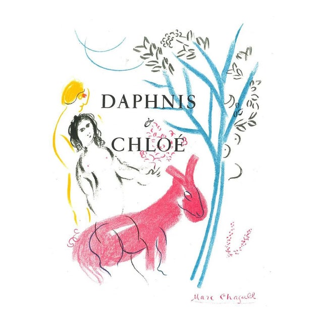 Marc Chagall - Daphnis and Chloè - Lithograph - 1982 For Sale