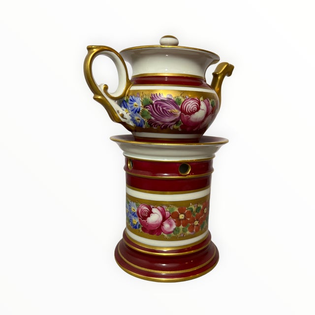 Mid 19th Century French Porcelain Veilleuse-Tisanière For Sale - Image 4 of 8