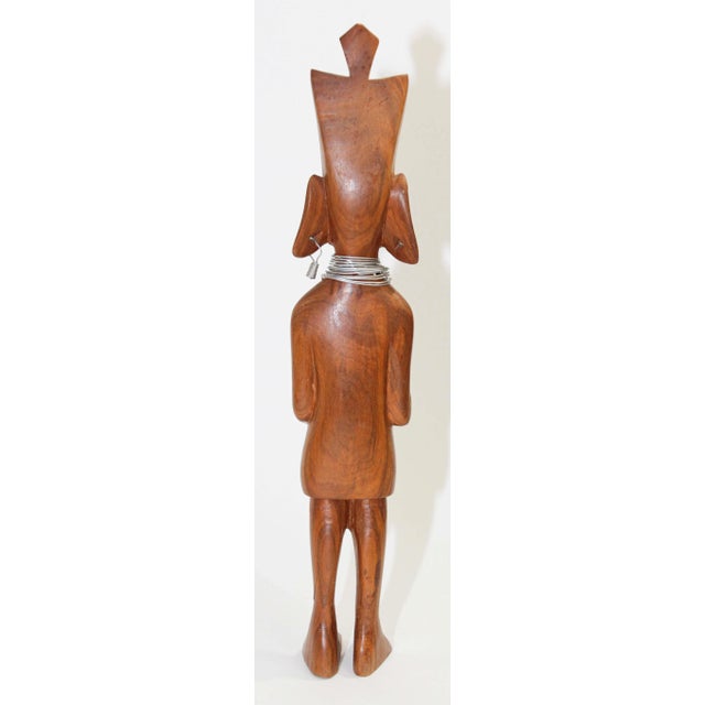 Tribal African Kenyan Tribal Hand Carved Sculpture For Sale - Image 3 of 13
