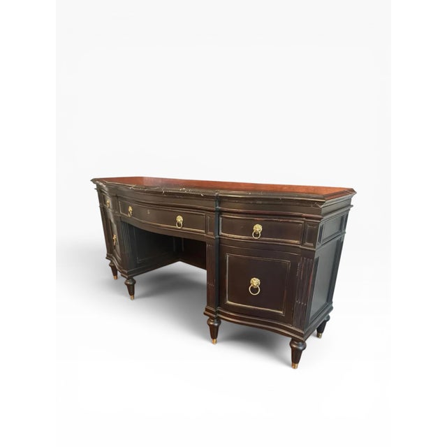Henredon 1990s Ralph Lauren for Henredon Black Marble Top Sideboard For Sale - Image 4 of 15