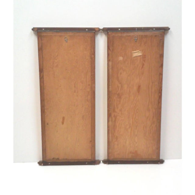 Mid-Century Flamingo Storck Ostrich Wall Art-a Pair For Sale - Image 9 of 10