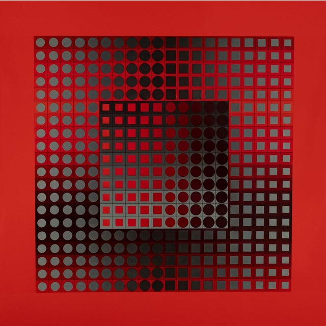Victor Vasarely, ZETT RG, Etching For Sale - Image 6 of 6