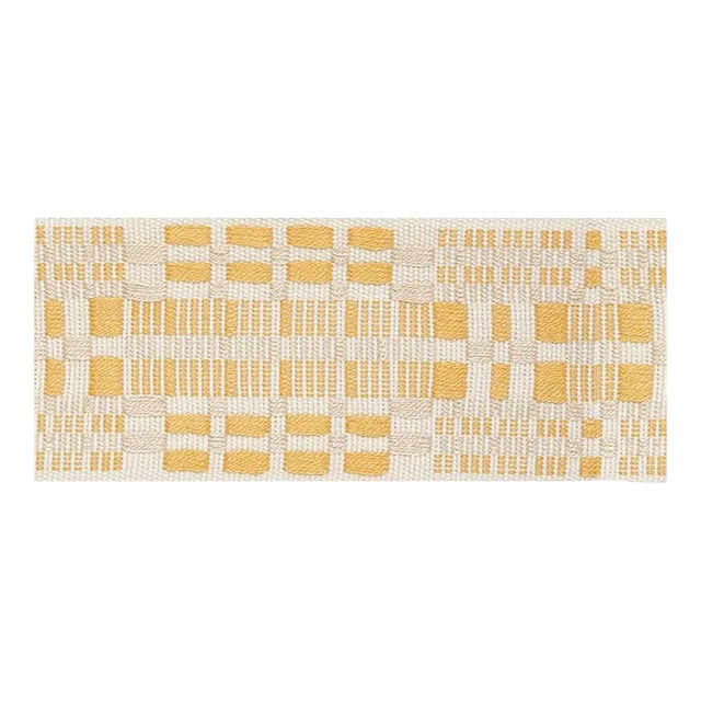 Schumacher Brimfield Tape in Yellow For Sale