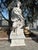 Magnificent full-length sculpture of Julius Caesar, carved in veined white marble in Italy during the 1980s, after the...