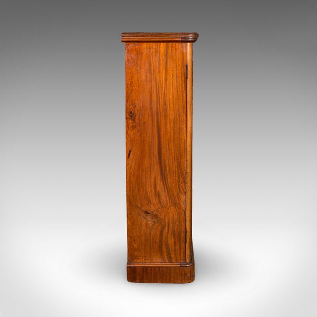 Late 19th Century Large Antique Captain's Bookcase, English, Enclosed Book Cabinet, Late Victorian For Sale - Image 5 of 11