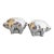 Pigs Sterling Silver Salt and Pepper For Sale