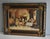 Antique European Tavern Interior Genre Scene Framed Signed & Dated 1910 For Sale - Image 14 of 16