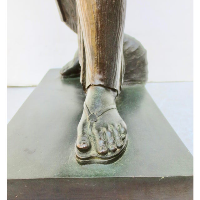 Late 19th Century Diana Arcaizante Grand Tour Bronze Odyssey Diana From Pompeii For Sale - Image 5 of 14