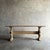 Amber Reclaimed Elm Wood Console Table For Sale In Los Angeles - Image 6 of 7