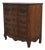 Baker Burl Wood & Oak Louis XV Style Commode Chest For Sale