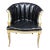 Gilded Tassel Leatherette Chair For Sale