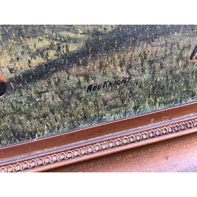 Red Timothy B Whitby, Red Knight, 1916, Oil on Canvas, Framed For Sale - Image 8 of 10