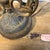 Coffee Forged Iron Table Lamp in Antique Finish For Sale - Image 8 of 10