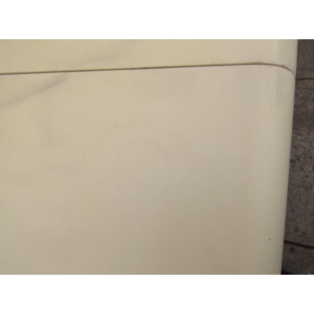 Mid 20th Century Large White Dining Table in the Style of Karl Springer For Sale - Image 12 of 12