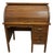 Vintage Oak Roll Top Desk – Circa 1920s–1940s | Solid Wood For Sale