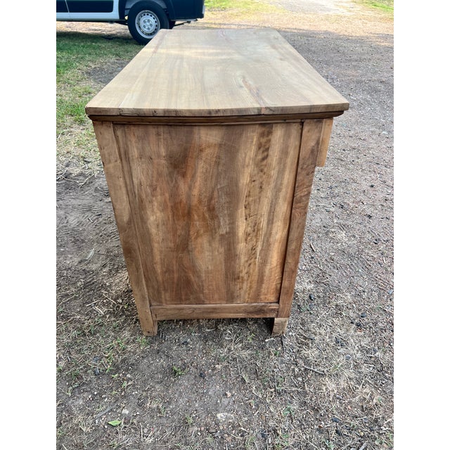 French 19th Century Louis Philippe Bleached Walnut Chest of Drawers For Sale - Image 11 of 12