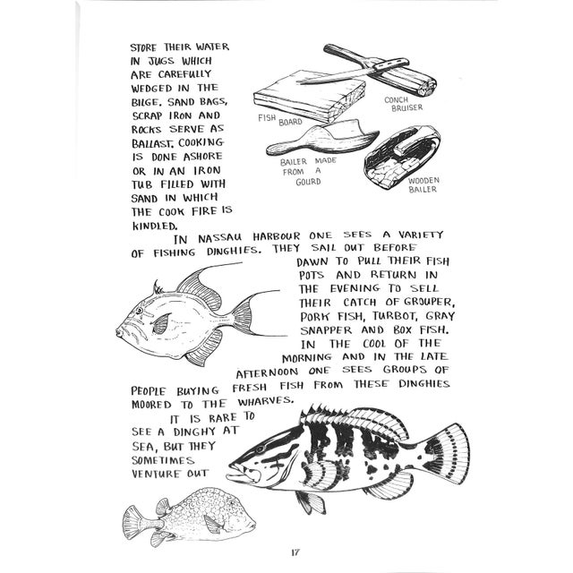 Nautical "Bahamian Sailing Craft" 1973 Johnson, Wm R. Jr. For Sale - Image 3 of 12