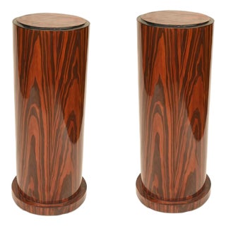 Art Deco Pedestal Stands, 1920s, Set of 2 For Sale