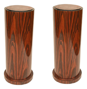 Art Deco Pedestal Stands, 1920s, Set of 2