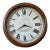 Vintage American Wooden Wall Clock For Sale