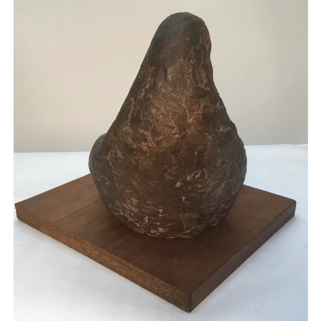 Midcentury Plaster Sculpture of Mother and Child For Sale - Image 11 of 13