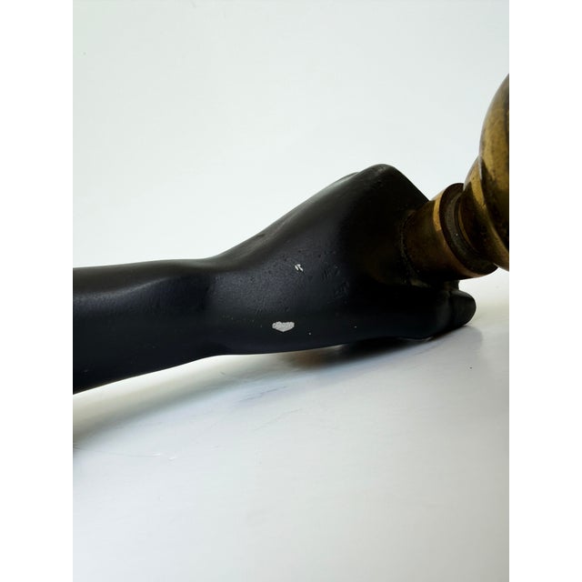 Nubian Hand Wall Sconce by John Devoluy For Sale - Image 10 of 10