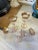 Rococo Early 20th Century Gold Rim Pink Glass Cordial Stemmed Glasses - Set of 4 For Sale - Image 3 of 7