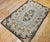 Vintage American Hand Hooked Rug, Wool & Cotton, Floral Pattern, Folk Art, 4x6 For Sale In Chicago - Image 6 of 15