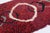 Rug & Kilim Vintage Swedish Rya Rug With Red Field and Concentric Geometry - Rug & Kilim For Sale - Image 4 of 8