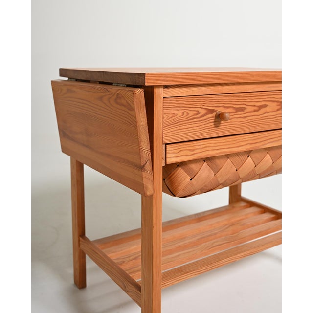Vintage Scandinavian Pine Table, 1950s For Sale - Image 6 of 11