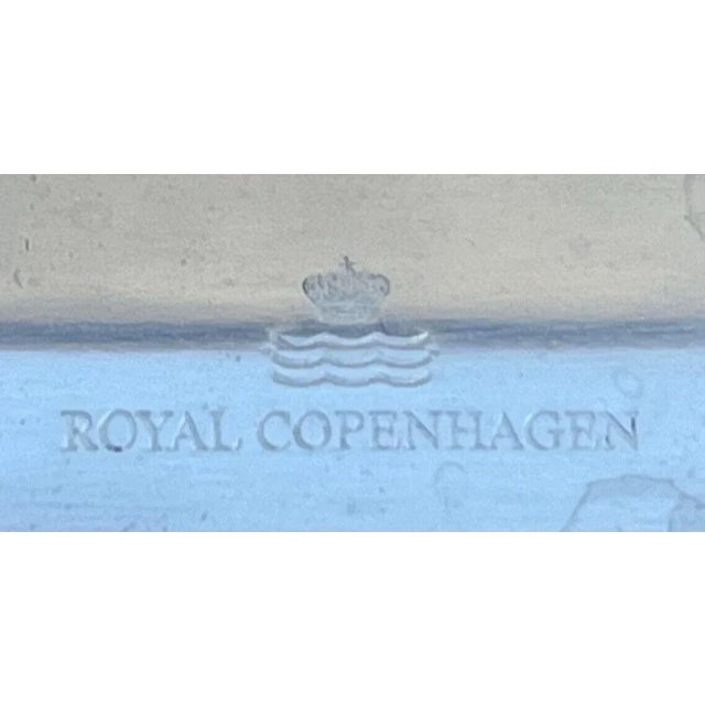 Georg Jensen Wave by Georg Jensen Royal Copenhagen Stainless Steel Paper Weight Stationary Pen Holder Trivet For Sale - Image 4 of 5