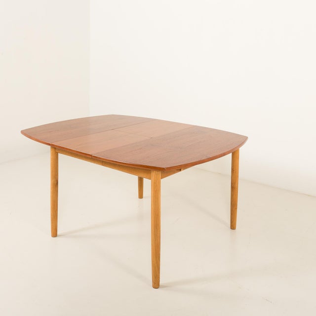 Mid-Century Modern Teak Table with Hidden Leaves by William Watting for Fristho, 1950s For Sale - Image 10 of 18