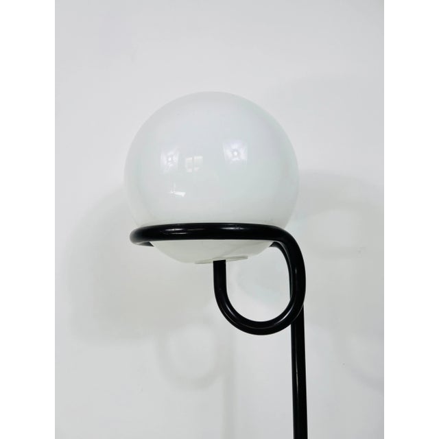 Black Floor Lamp Globe by Aldo van den Nieuwelaar for Domani Designs, Amsterdam For Sale - Image 6 of 9