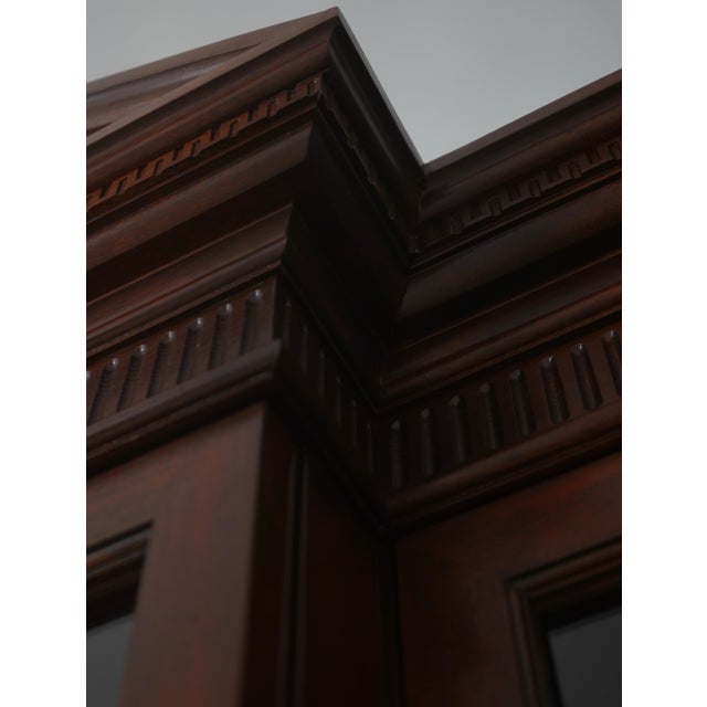 Baker Chippendale Historic Charleston Mahogany China Cabinet For Sale - Image 14 of 18