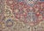 Textile 19th Century Persian Kerman Lavar Rug, Hand-Knotted Wool, Floral Pattern, Red & Ivory, 8x11 For Sale - Image 7 of 18