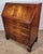 Vintage Writing Bureau Desk in Leather and Mahogany, 1960s For Sale - Image 4 of 18