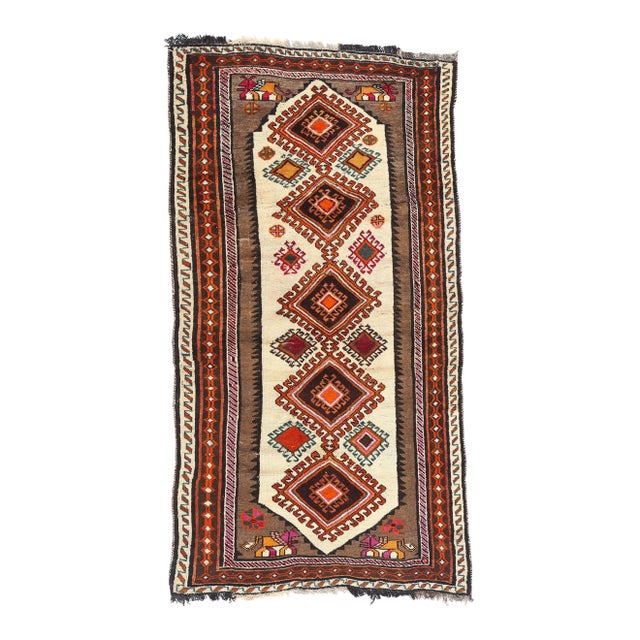 Vintage Persian Shiraz Rug, 03'09 X 06'10 For Sale