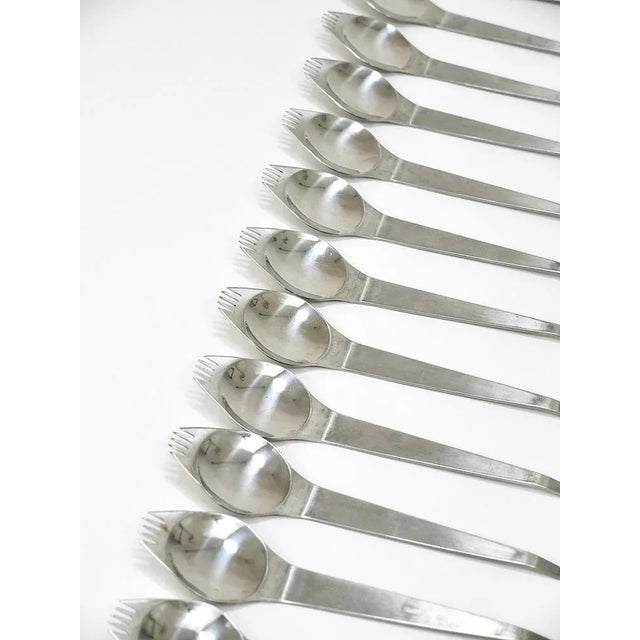 Silver Mid-Century Party Spork from Amboss For Sale - Image 8 of 11