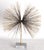 1980 Curtis Jeré Style Sunburst Dandelion Brass Sculpture Mounted on Marble Base For Sale - Image 12 of 16