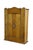 Victorian Antique Arts & Crafts Neoclassical Oak Apothecary Hanging Medicine Cabinet Curio For Sale - Image 3 of 18