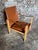 Carl Hansen & Søn KK47000 Safari Chair in Ash with Cognac Leather by Kaare Klint for Carl Hansen & Søn For Sale - Image 4 of 18