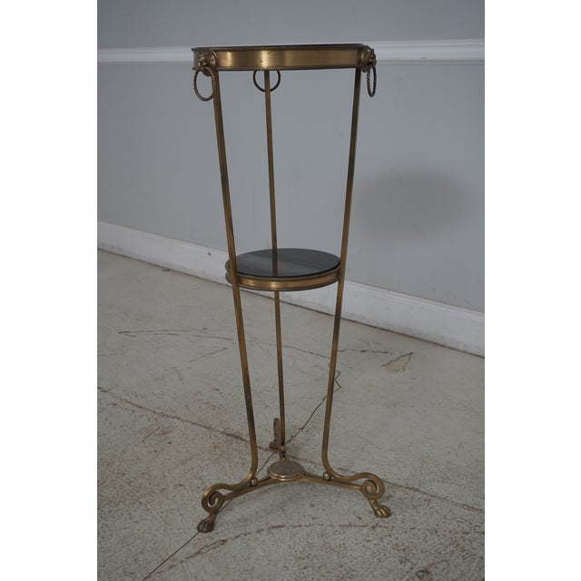 Age: Approx: 20 Years Old Details: Nice Decorative Stand High Quality Construction Regency Style Heavy Solid Bronze Or...