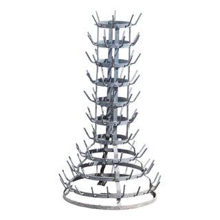 Metal Rack with Hooks, 1970s For Sale