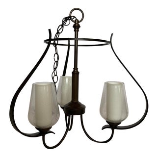 Hubbardton Forge Flora 3 Arm Chandeliers - 2 Available For Sale