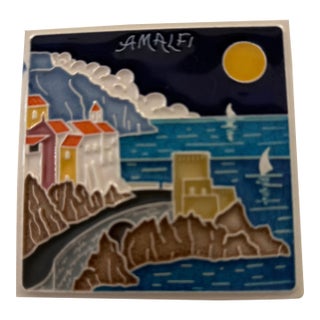 Amalfi Coast Plate For Sale